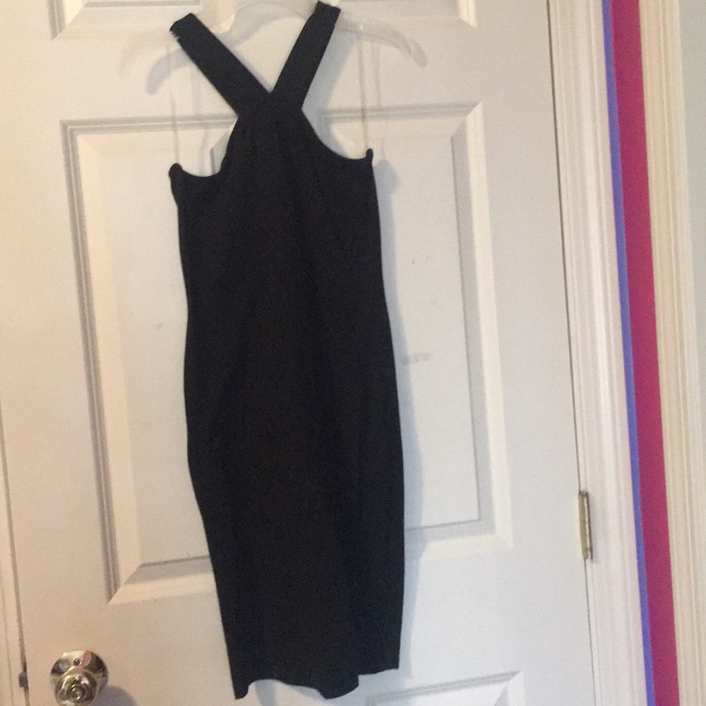 Halter Black Bodycon Dress